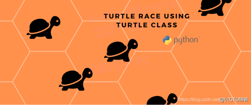 自己弄的python小游戏,turtle实现海龟赛跑_结束坐标